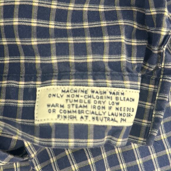 Brooks Brothers Mens Shirt XL Slim Fit Checked Button Up Preppy Office Travel - Picture 10 of 12